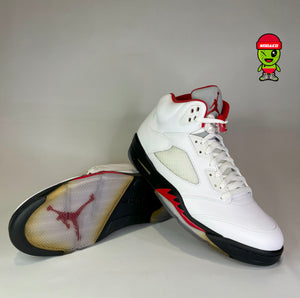 Air Jordan 5 Retro 'Fire Red' 2013 (Discolored Bottom)