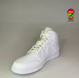 Air Jordan 1 Mid 'Triple White'