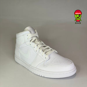 Air Jordan 1 Mid 'Triple White'