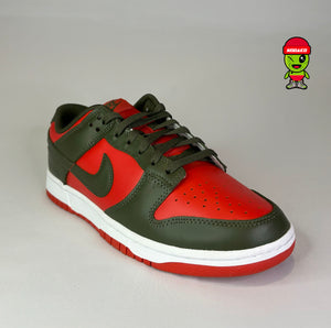 Dunk Low 'Cargo Khaki Mystic Red'