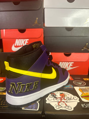 Nike dunk high Emb lakers