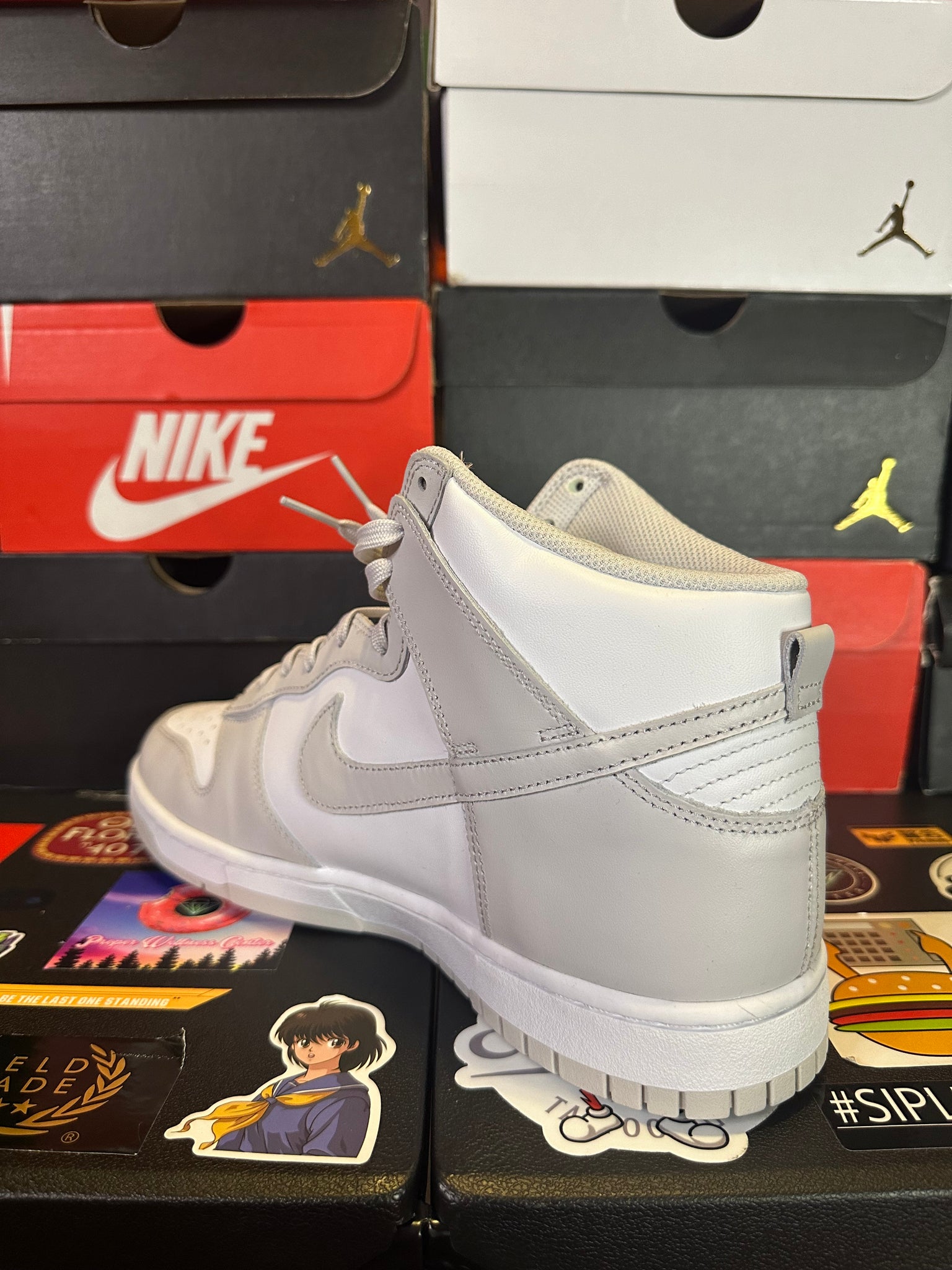 Nike Dunk Hi Retro White Vast Grey