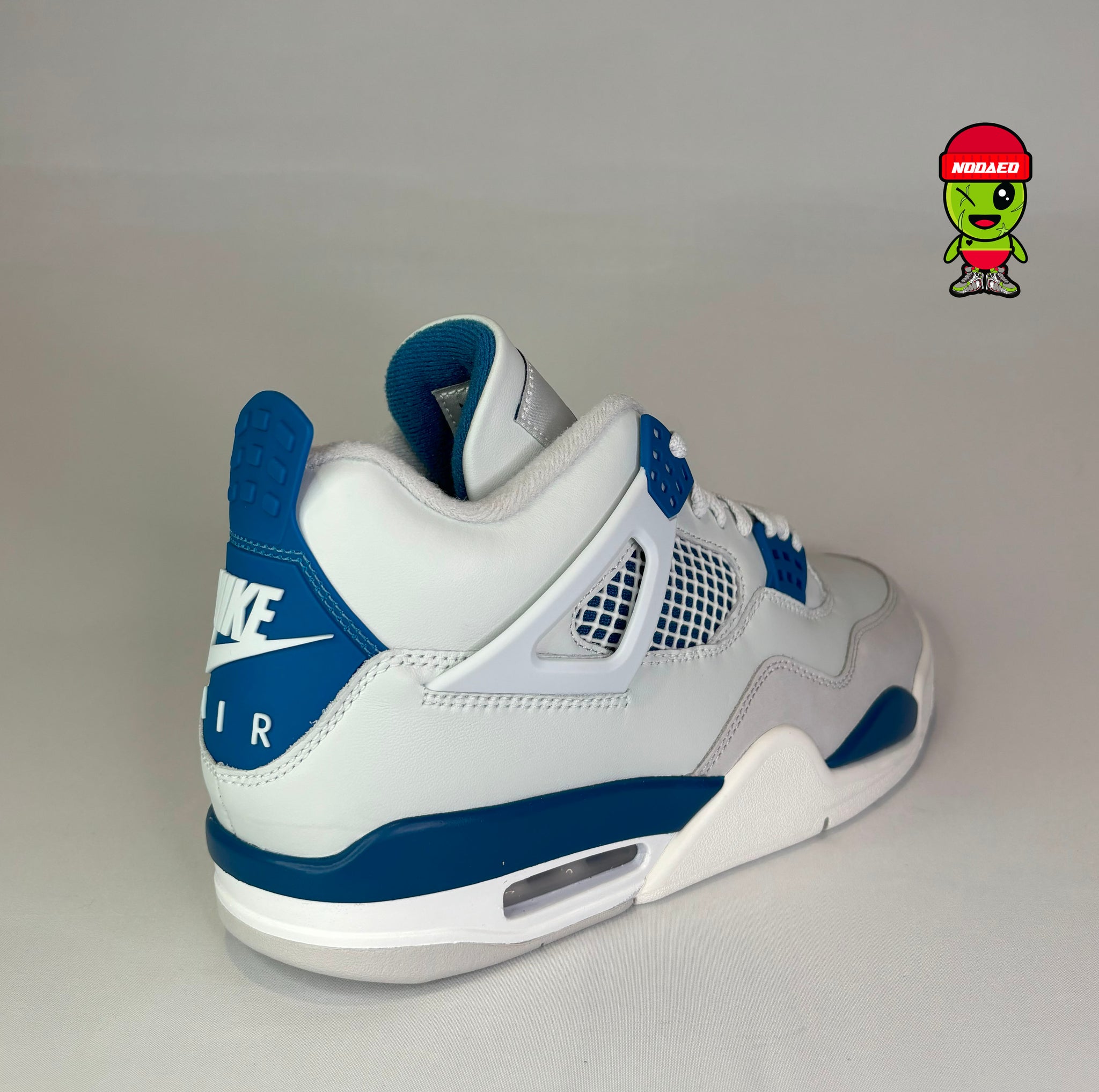 Jordan 4 Military Blue Off White