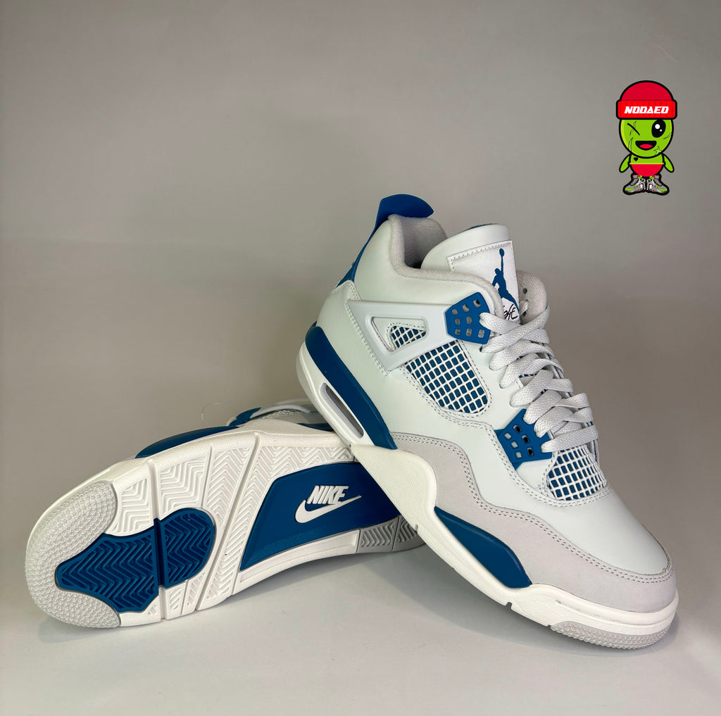 Jordan 4 Military Blue Off White